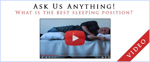Sleeping Position blog Website Banner Template - VIDEO Banner (600x250)